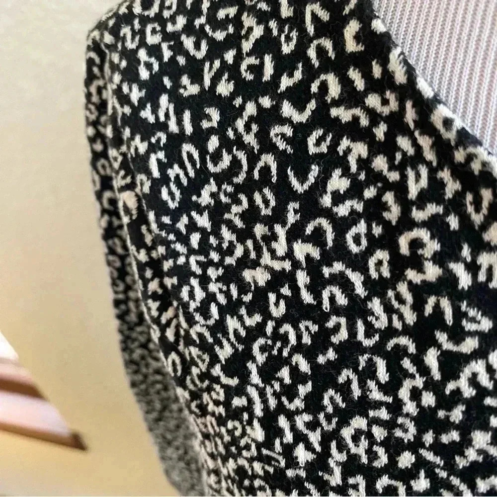 & Other Stories Swing Skater Dress Leopard Cheetah Print Mini Short Sleeve: 10 - Picture 8 of 11